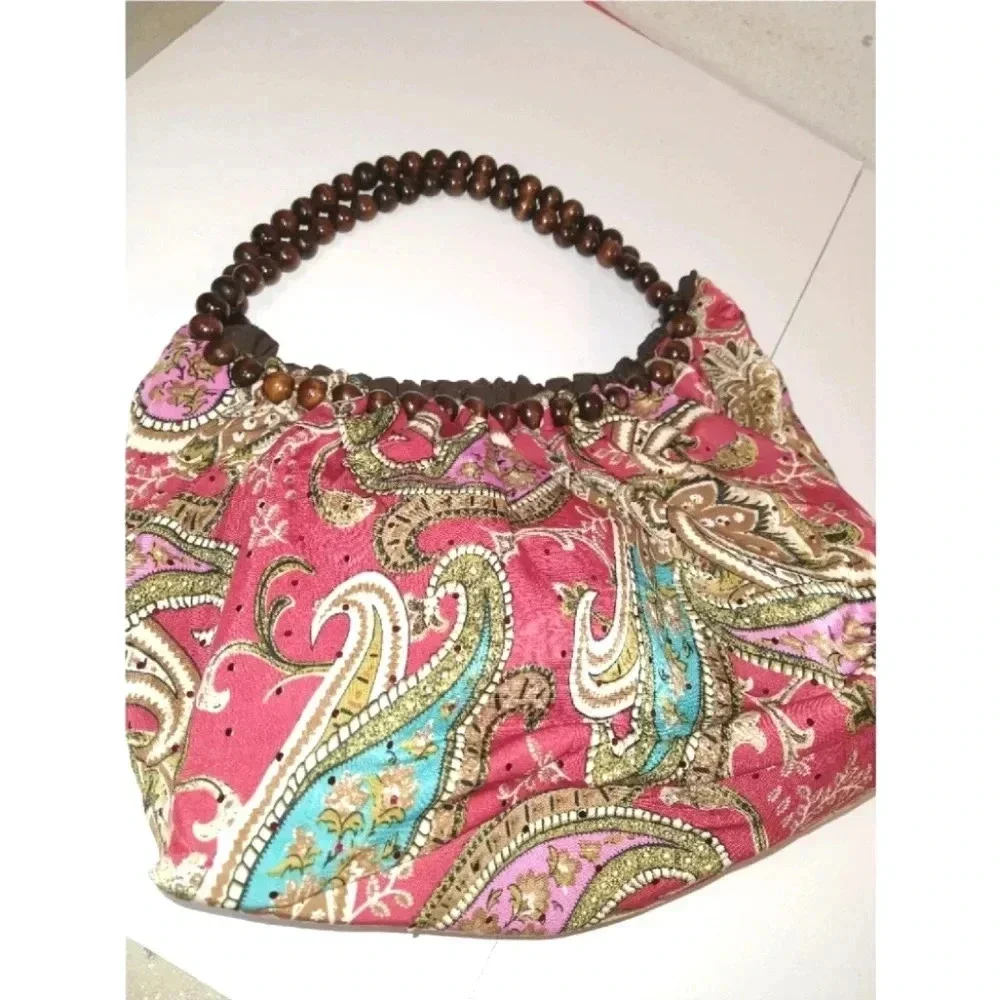 Bohemian/Anthropologie Style Paisley Hobo Handbag